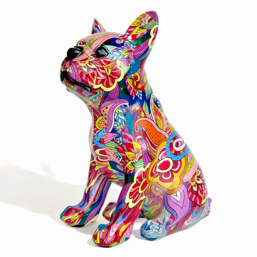 French bulldog groovy - french, art