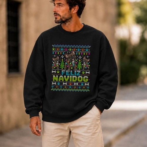 Feliz navidog brindle french - feliz,