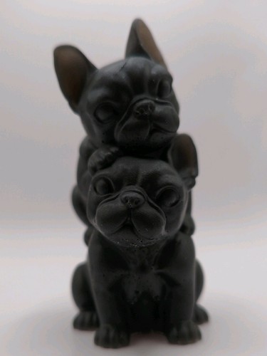 Homemade resin double frenchie - homemade,