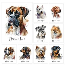 Personalised Dogs Metal Sign
