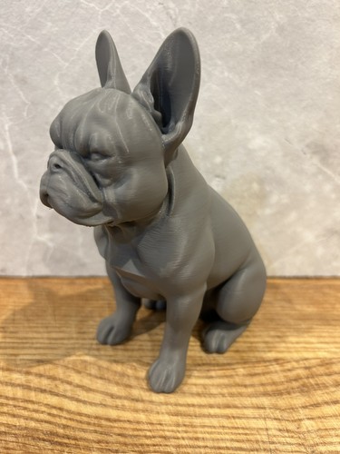 French bulldog sculpture - french,