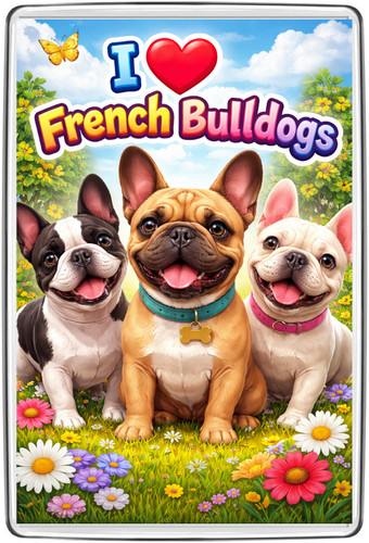 French bulldog trio - bulldog,