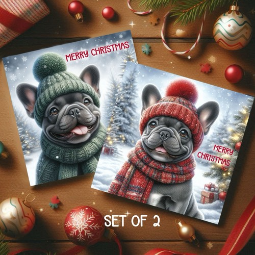 French bulldog dog christmas - bulldog,