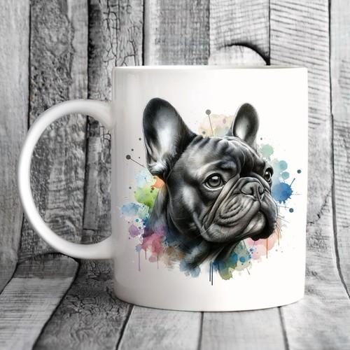 French bulldog mug - french,