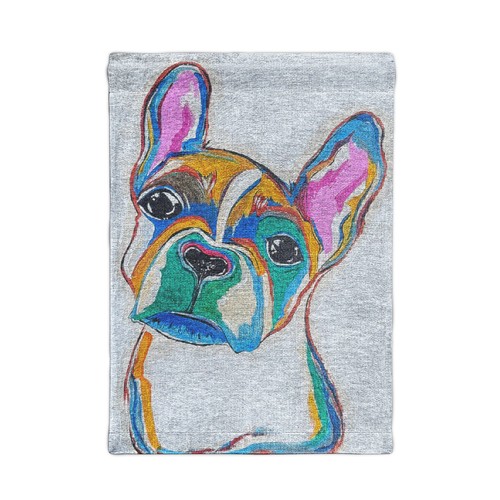 French bulldog abstract - bulldog,