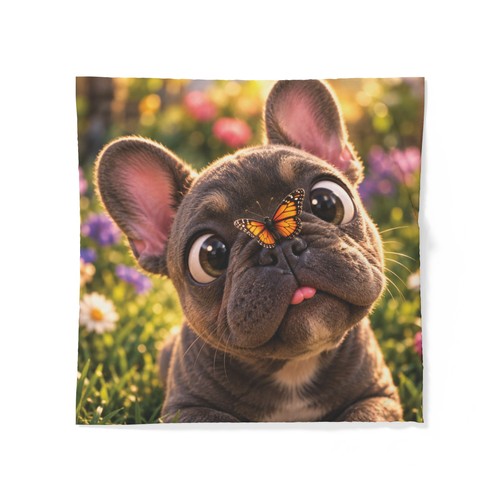 French bulldog with butterfly - bulldog,