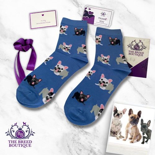 French bulldog socks pairs - bulldog,