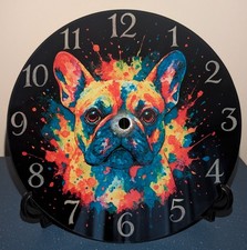 Handmade Glass Clock –