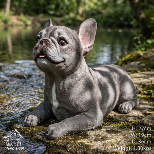 French bulldog silver art - french,