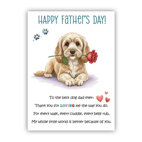 Father day card - day, the