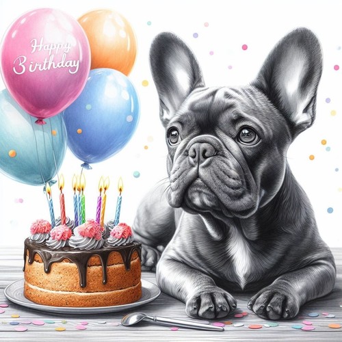 Luxury grey french bulldog - luxury,
