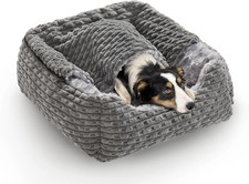 Heymamba Washable Dog Cave Bed