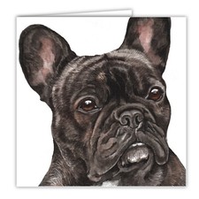 Black French Bulldog greetings