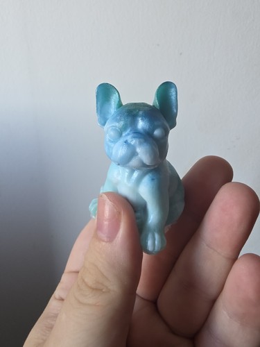 Handmade resin french bulldog - french,